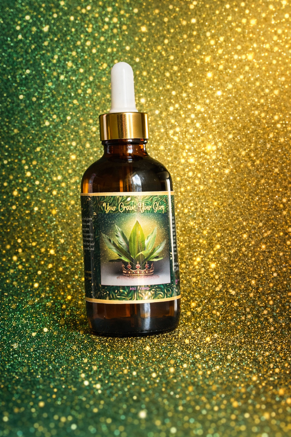 4 oz Glass Bottle with Dropper