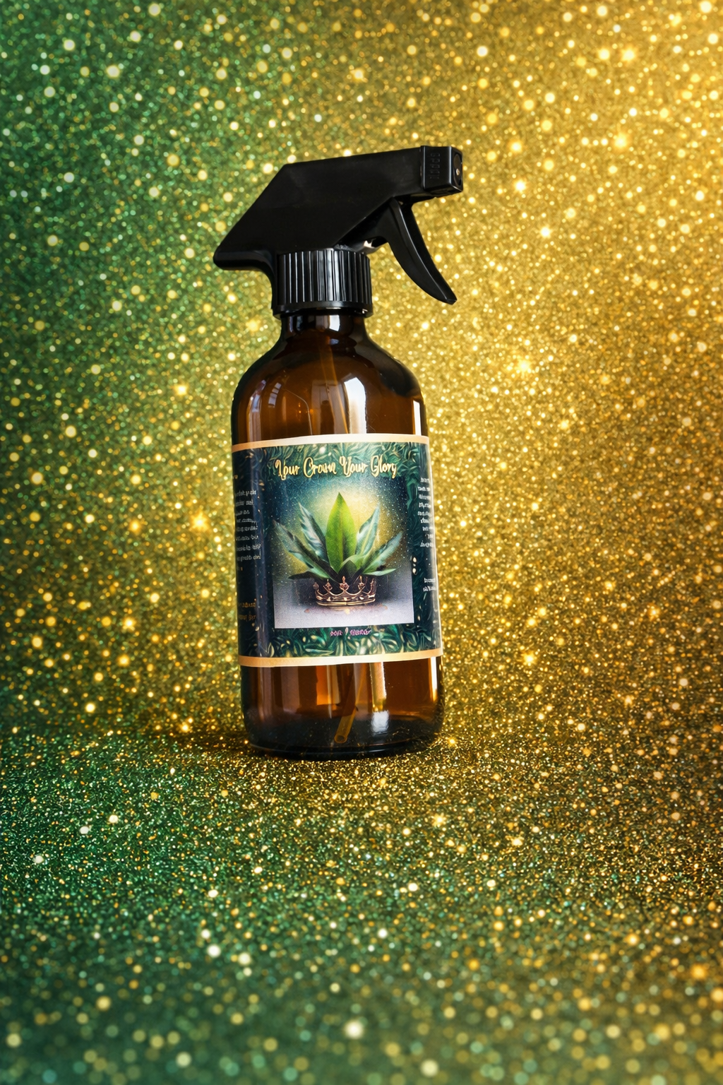 8 oz Glass Bottle w/ Spray Nozzle